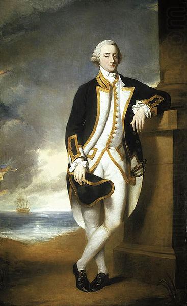 George Dance the Younger Portrait of Captain Hugh Palliser china oil painting image